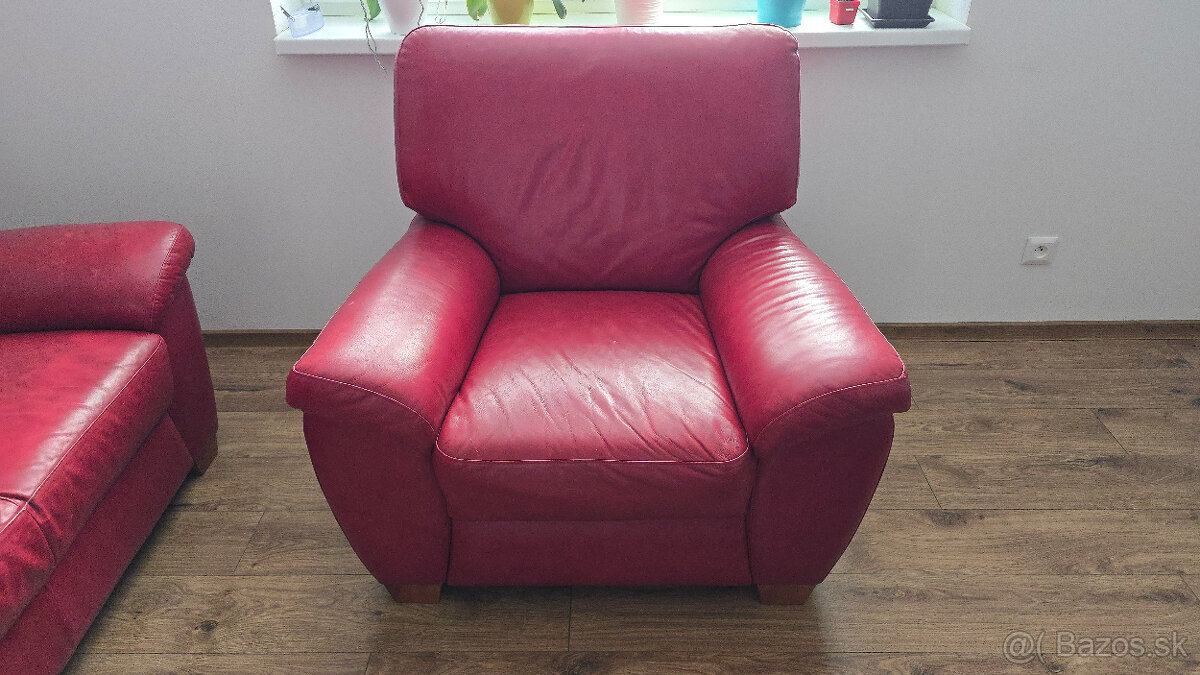 Kožená sedacia súprava - 2