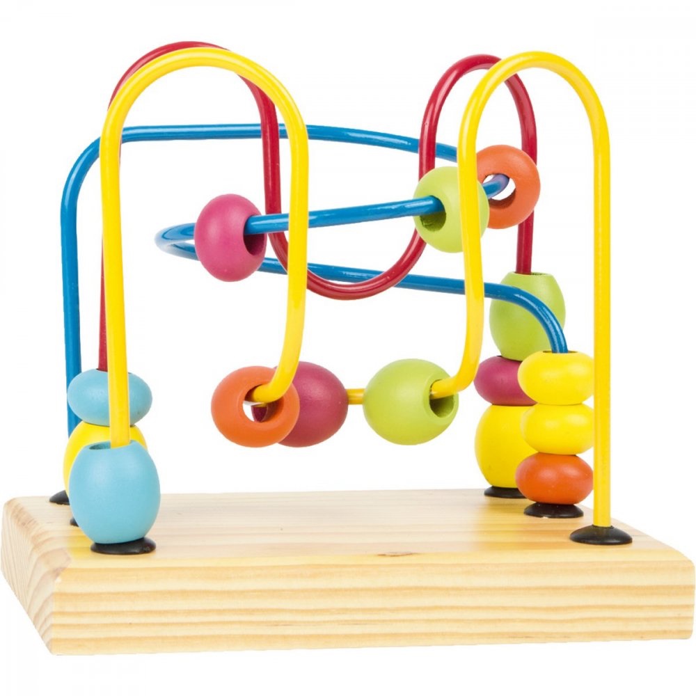 Vedomostne eko hračky Súprava 3 motorických korálkových dráh - 2