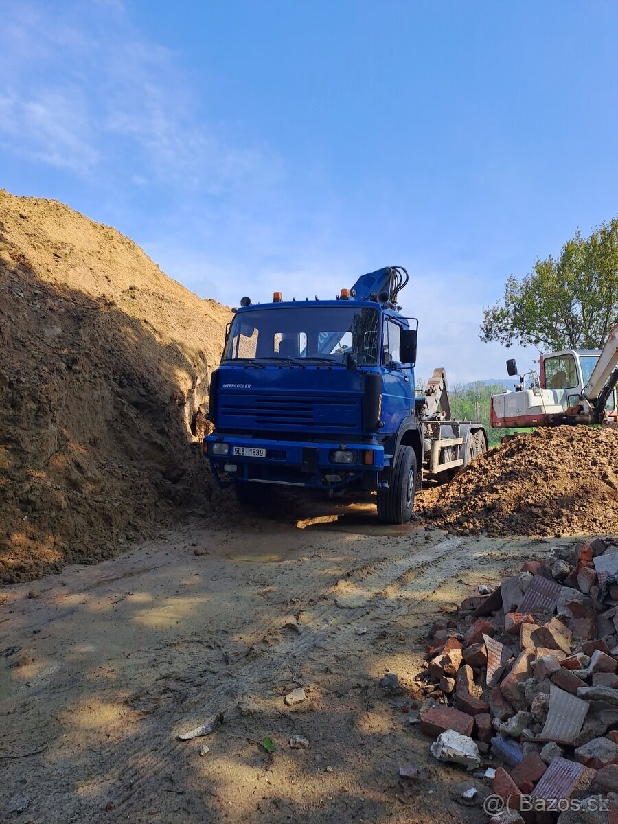 Liaz 29.33 SD 6x4 HYDRAULICKA RUKA + HAKOVY KONTEJNER - 2