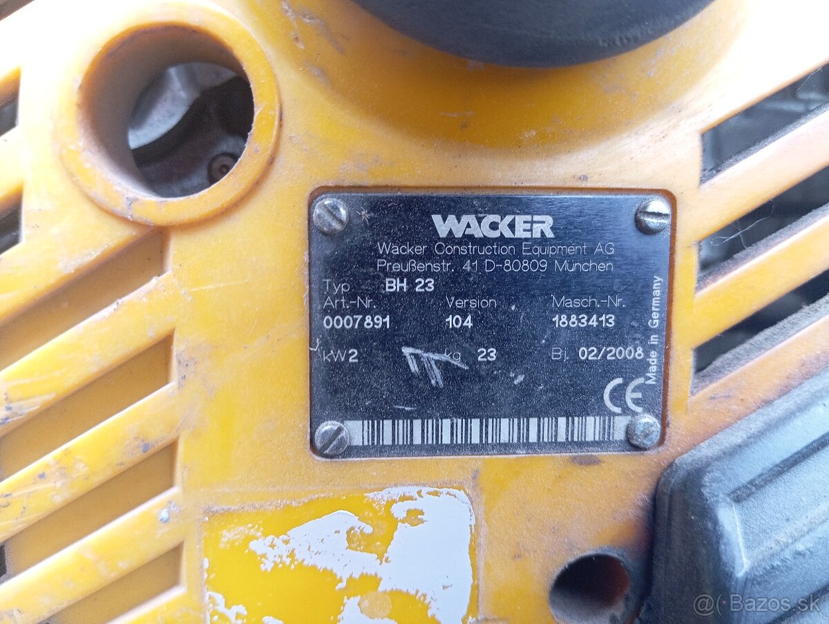 Benzínové búracie kladivo Wacker - 2