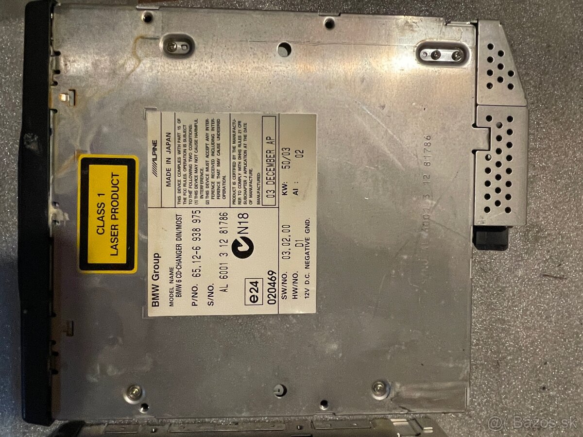 BMW e60 e61 CD menič - 2