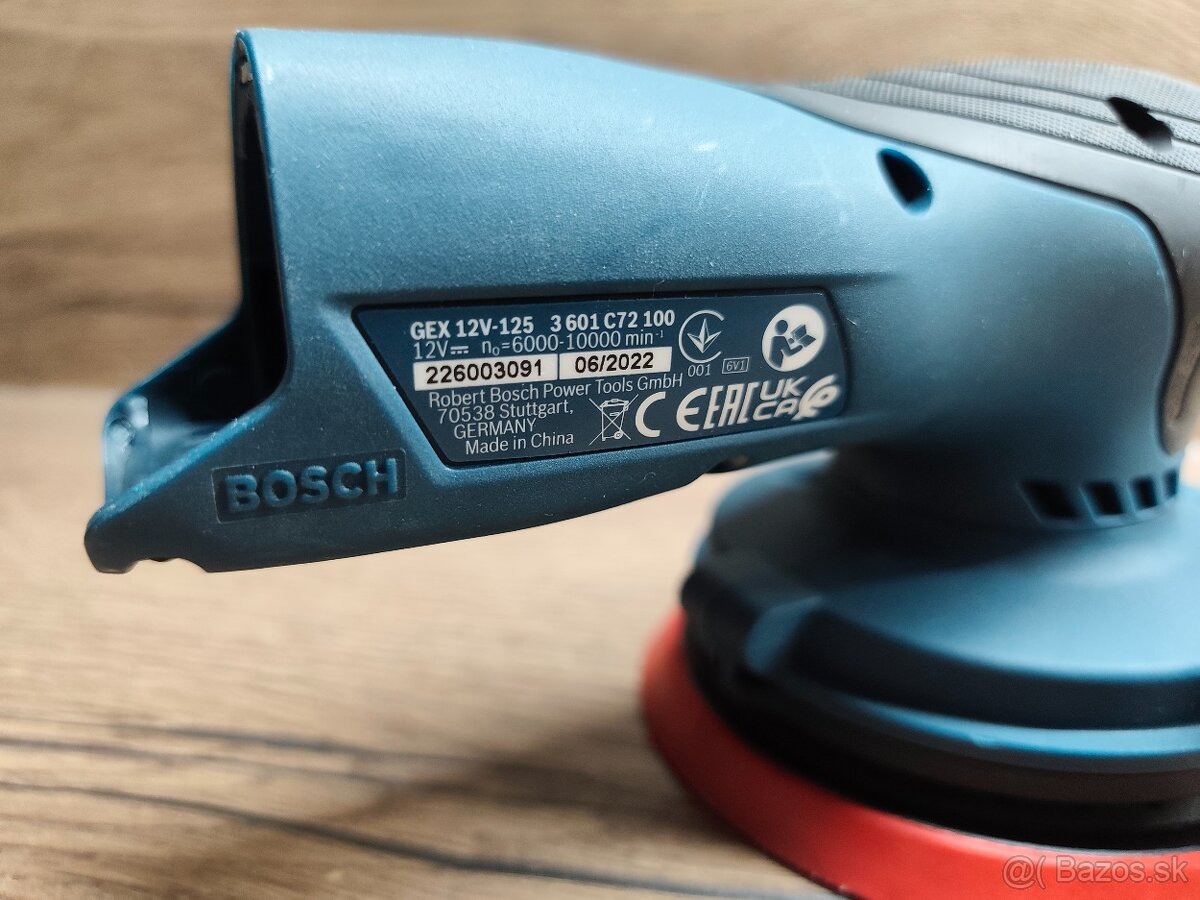 bosch gex12V-125 excentricka bruska - 2