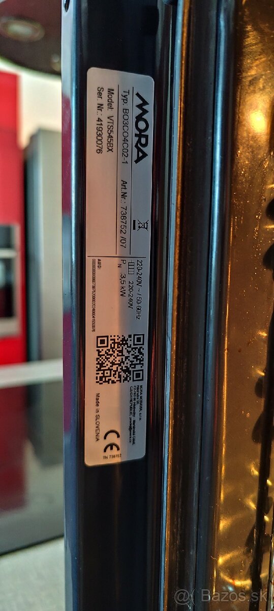 Elektrická rúra MORA VTD545BX - 2