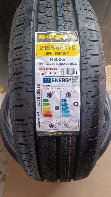 215/60 R17C celoročné gumy DOT 2026 - 2