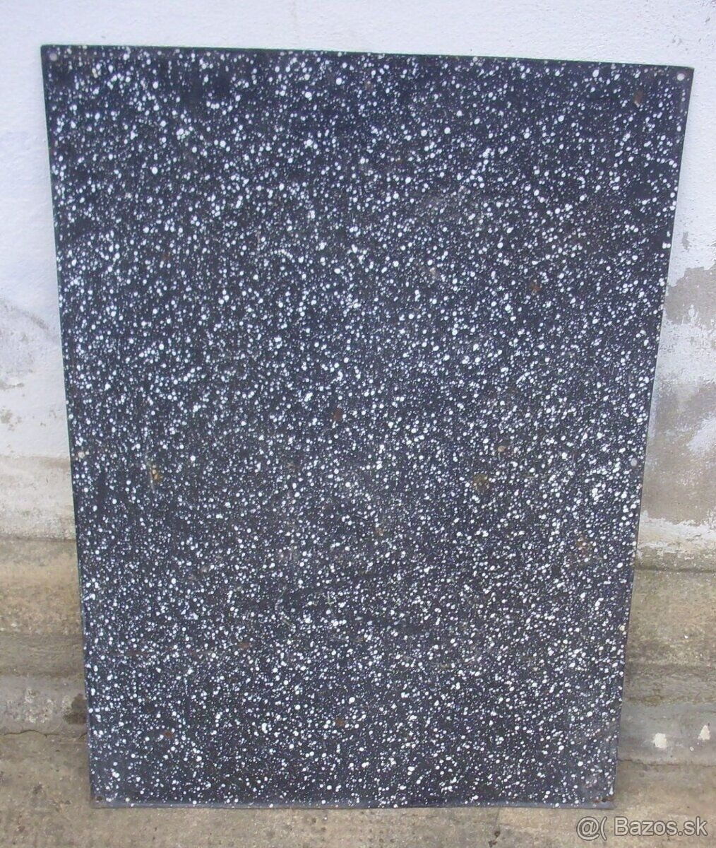 Stará smaltovaná tabulka - 70cm - 2