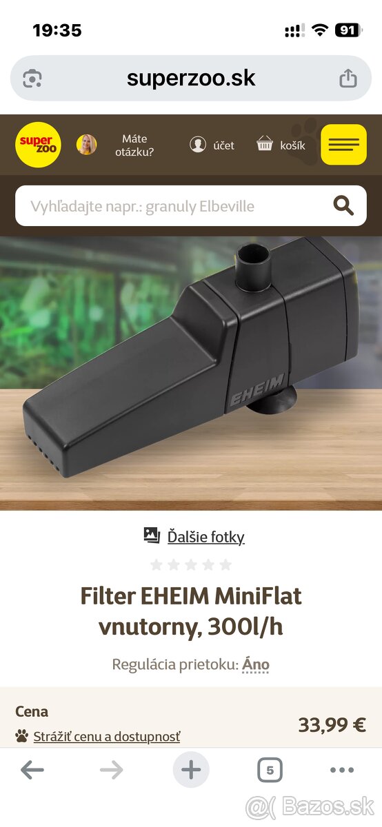 Predám akvárium + filter pre vodnú korytnačku - 2