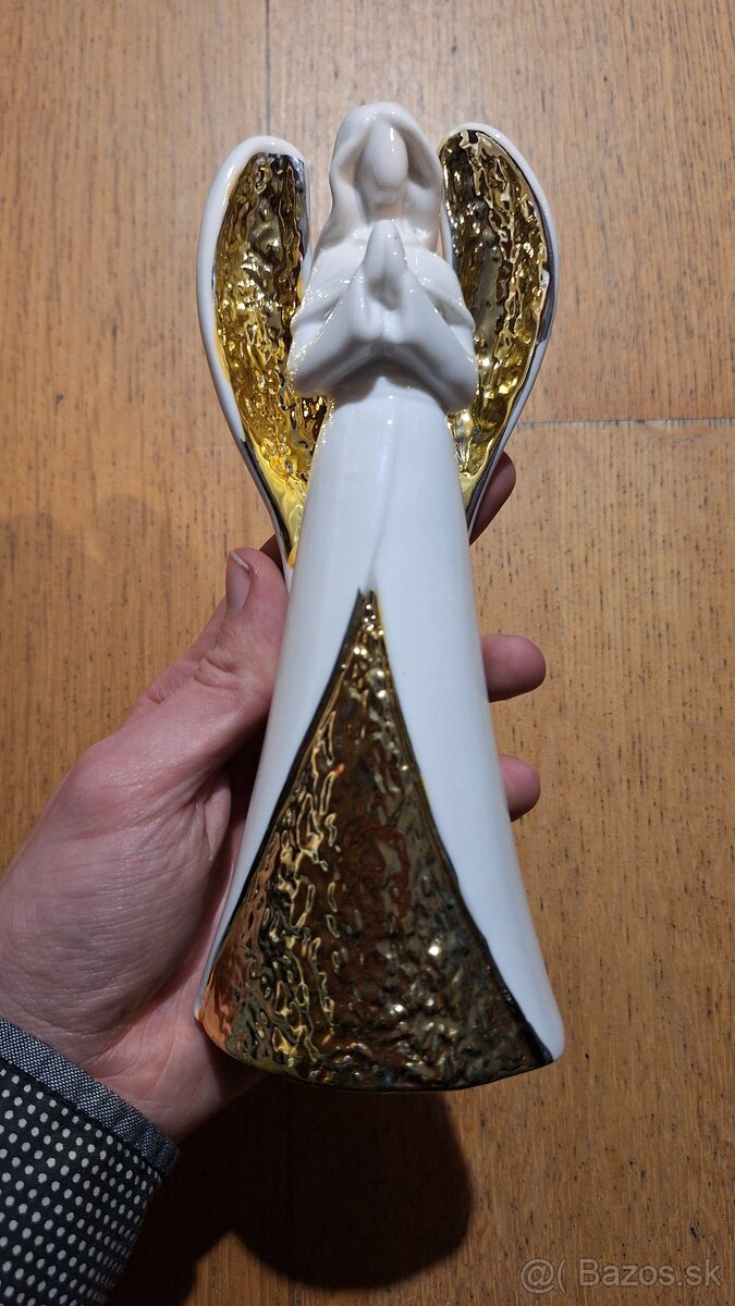 Tri anjelské figúrky + krížik ako darček - 2