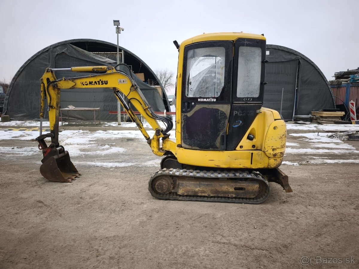Minirypadlo Komatsu PC20R-8 - 2