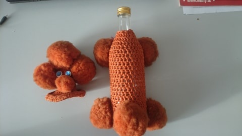 obliečka na vankúš , vojenská flaša ,pes - 2