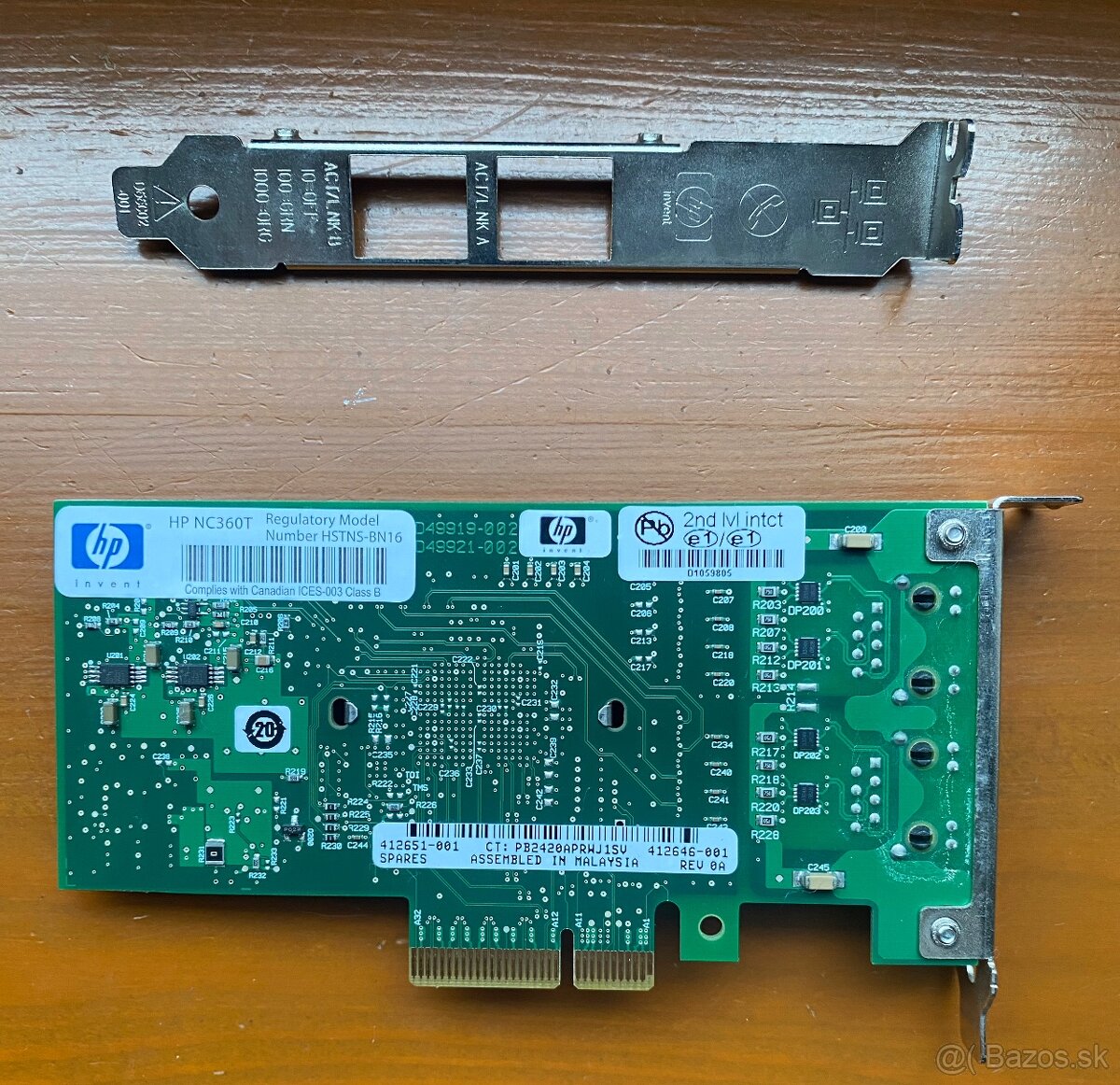 Predam sietove karty HP NC360T - 2