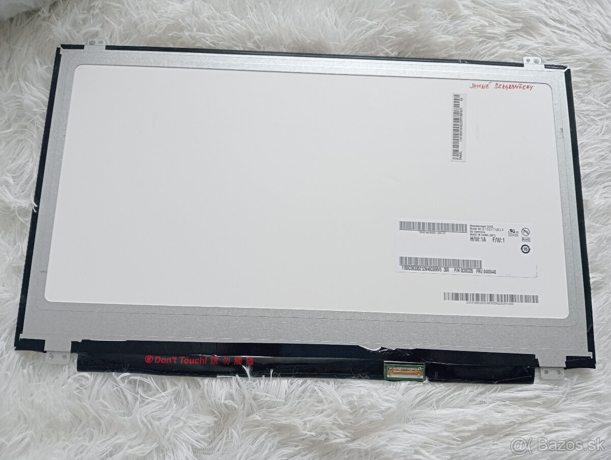 predám 15.6" LED SLIM 30pin eDP displej - B156XTN03 - 2