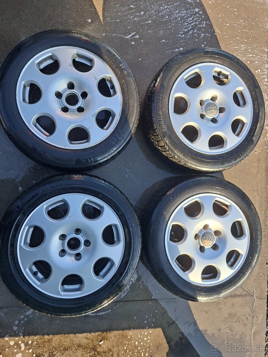 Predám Alu. Disky 5x112 R16 + pneu - 2