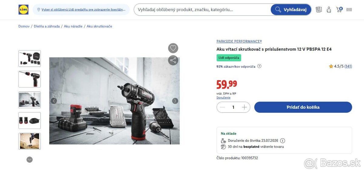 PARKSIDE PERFORMANCE® Nový Aku vŕtací skrutkovač - 2