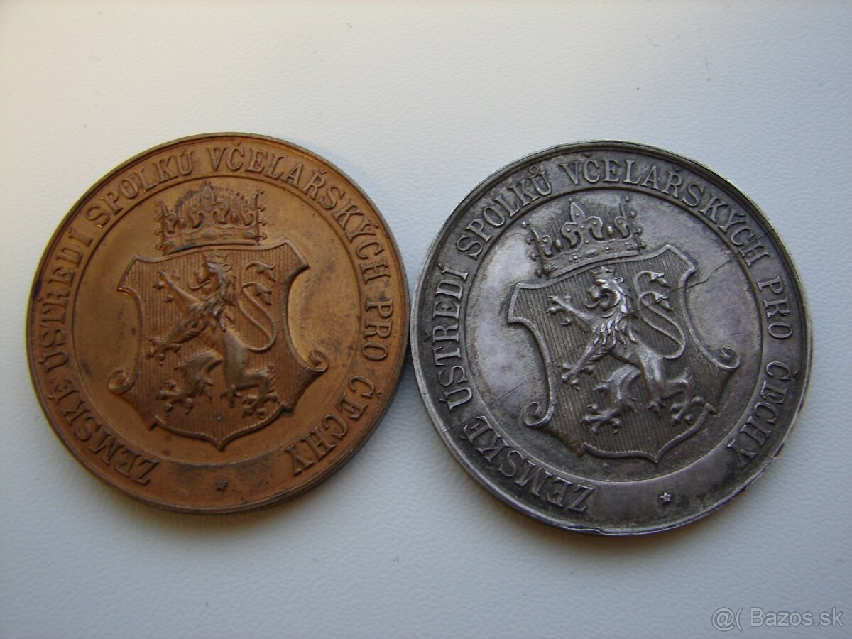 Včelárske medaile 20-30 roky - 2