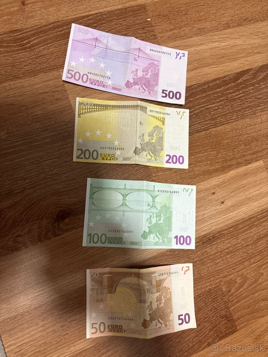 Euro bankovky 2002 - 2