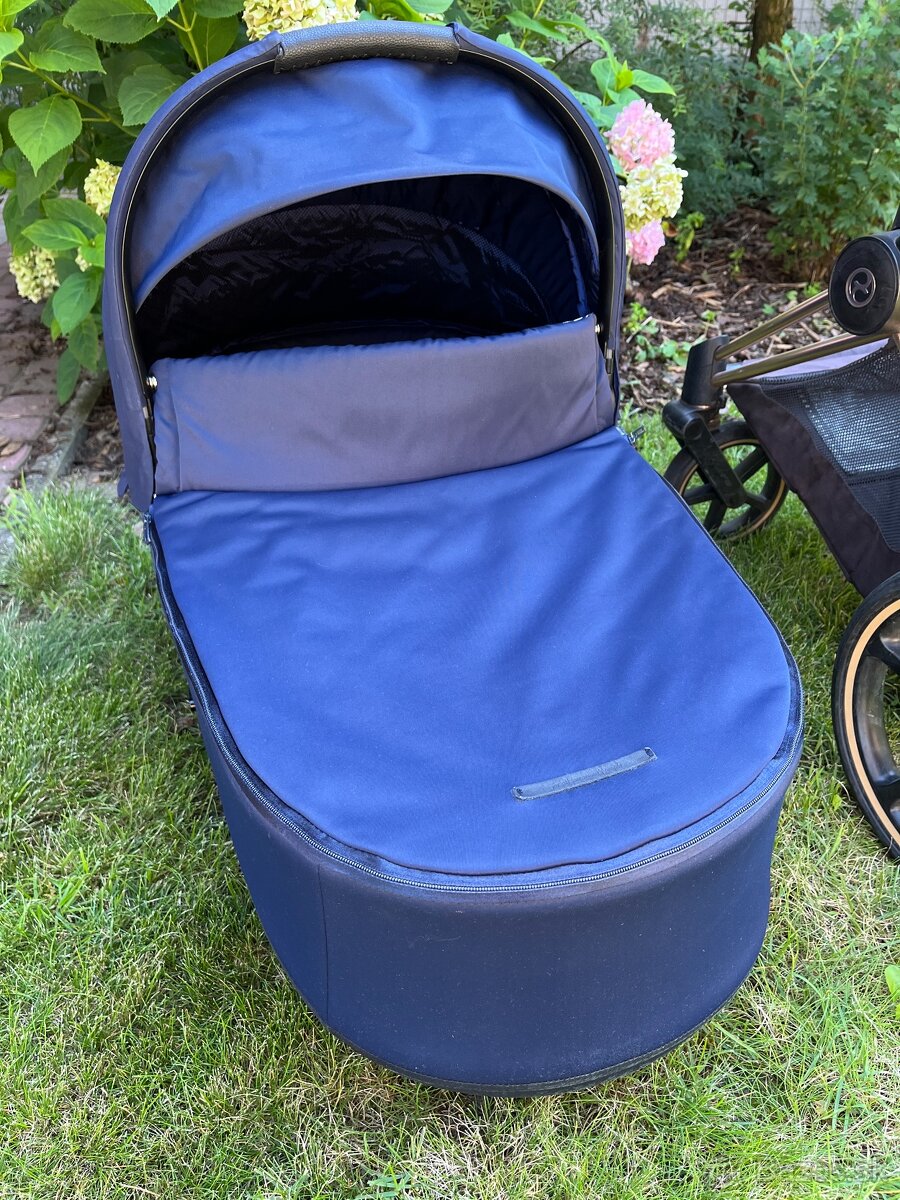 Cybex Priam rosegold + navy - 2