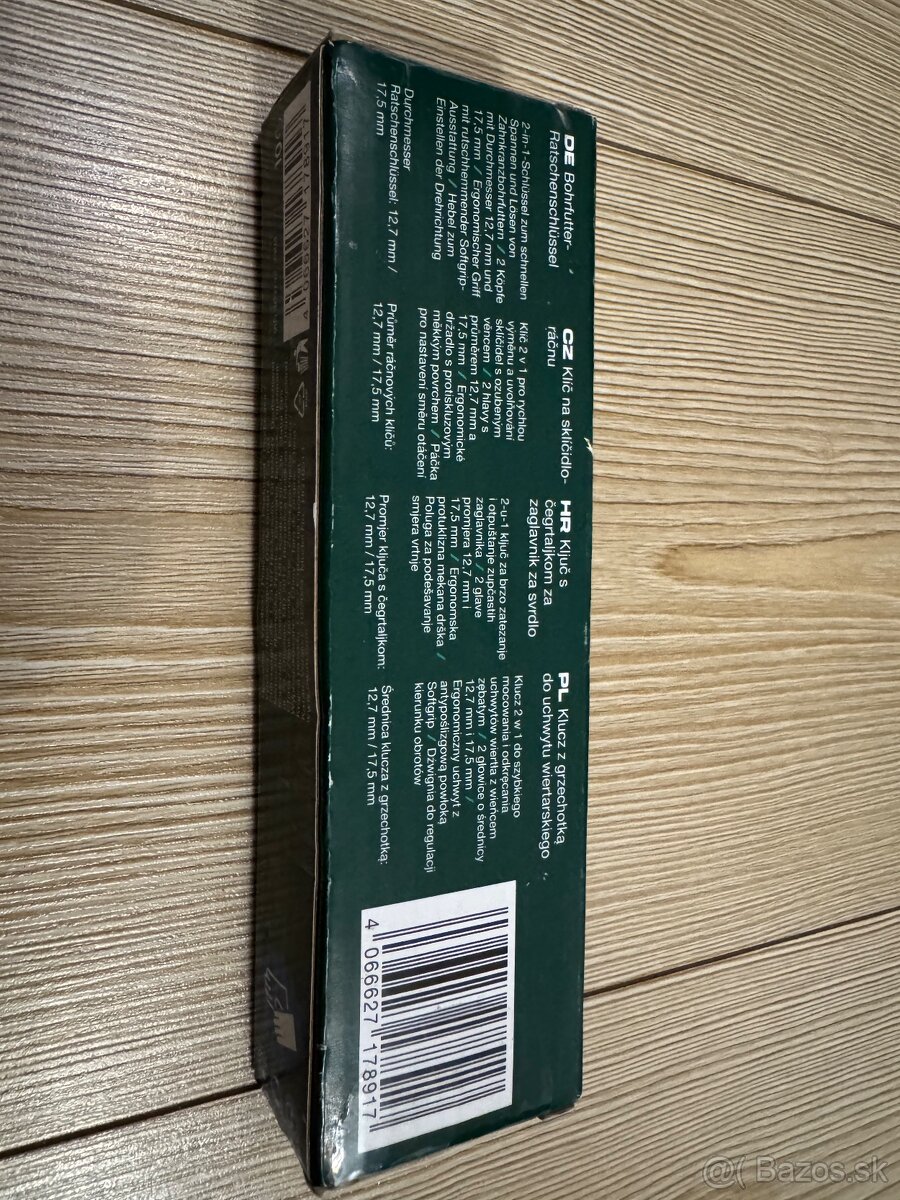 Predám PARKSIDE račňový kľúč pre vŕtacie skľučovadlo - 2