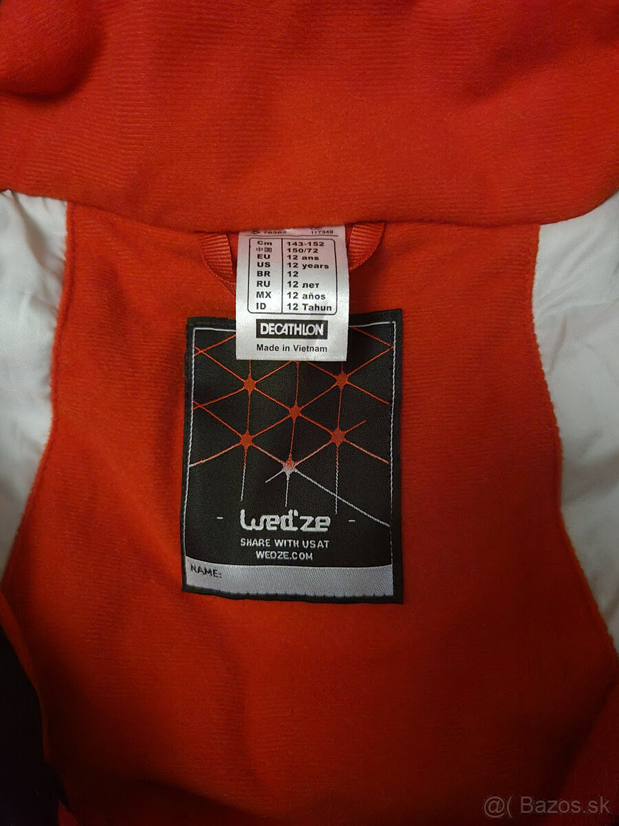 Predam detsku lyziarsku bundu Wedze 12r vel 152 - 2