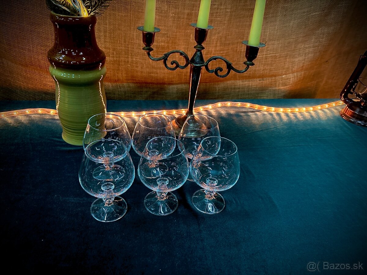 Sada pohárov na brandy/koňak - 2
