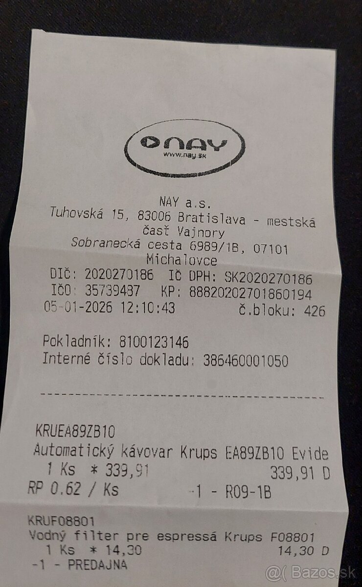 Predám automatický kávovar KRUPS - 2