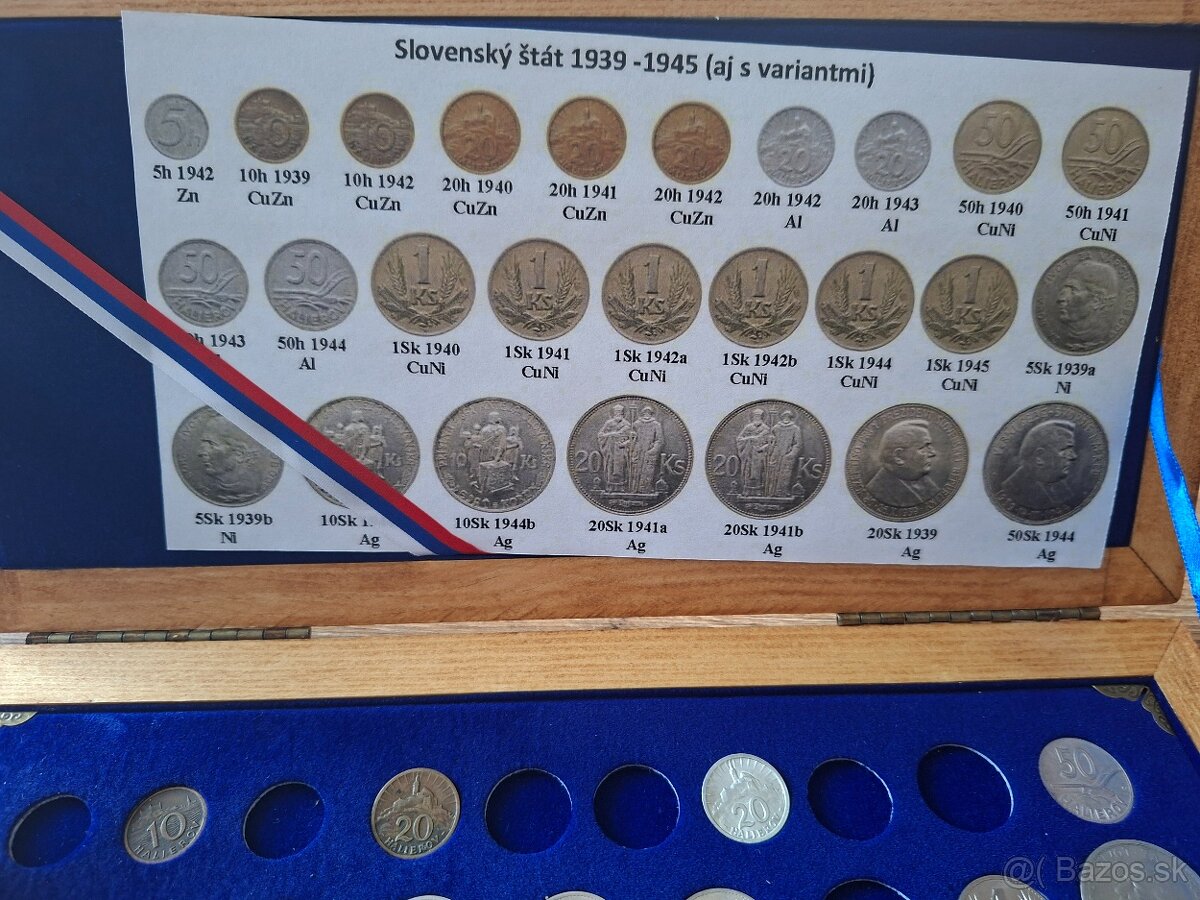 Slovenský štát - mince 1939 - 1945 - 2