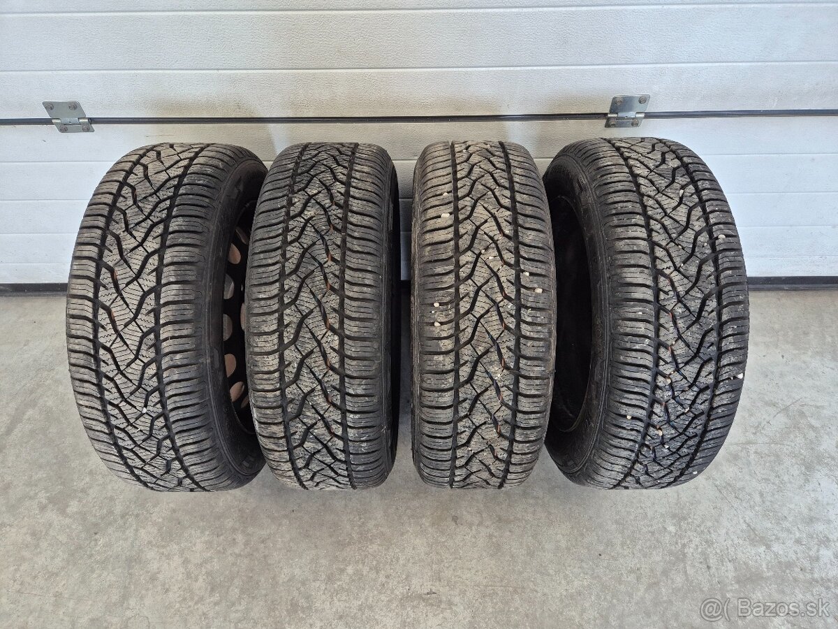 Disky 5x112 , celoročné pneu 205/55 R16 - 2