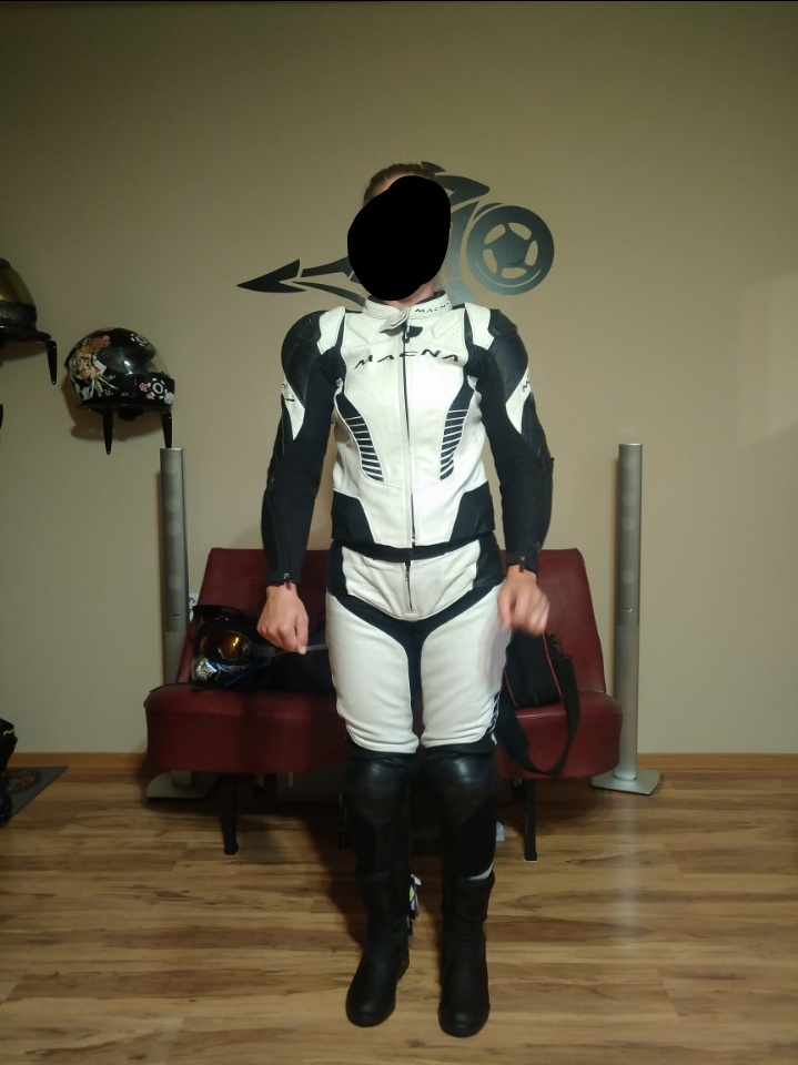 Dámska kožená moto kombinéza - 2