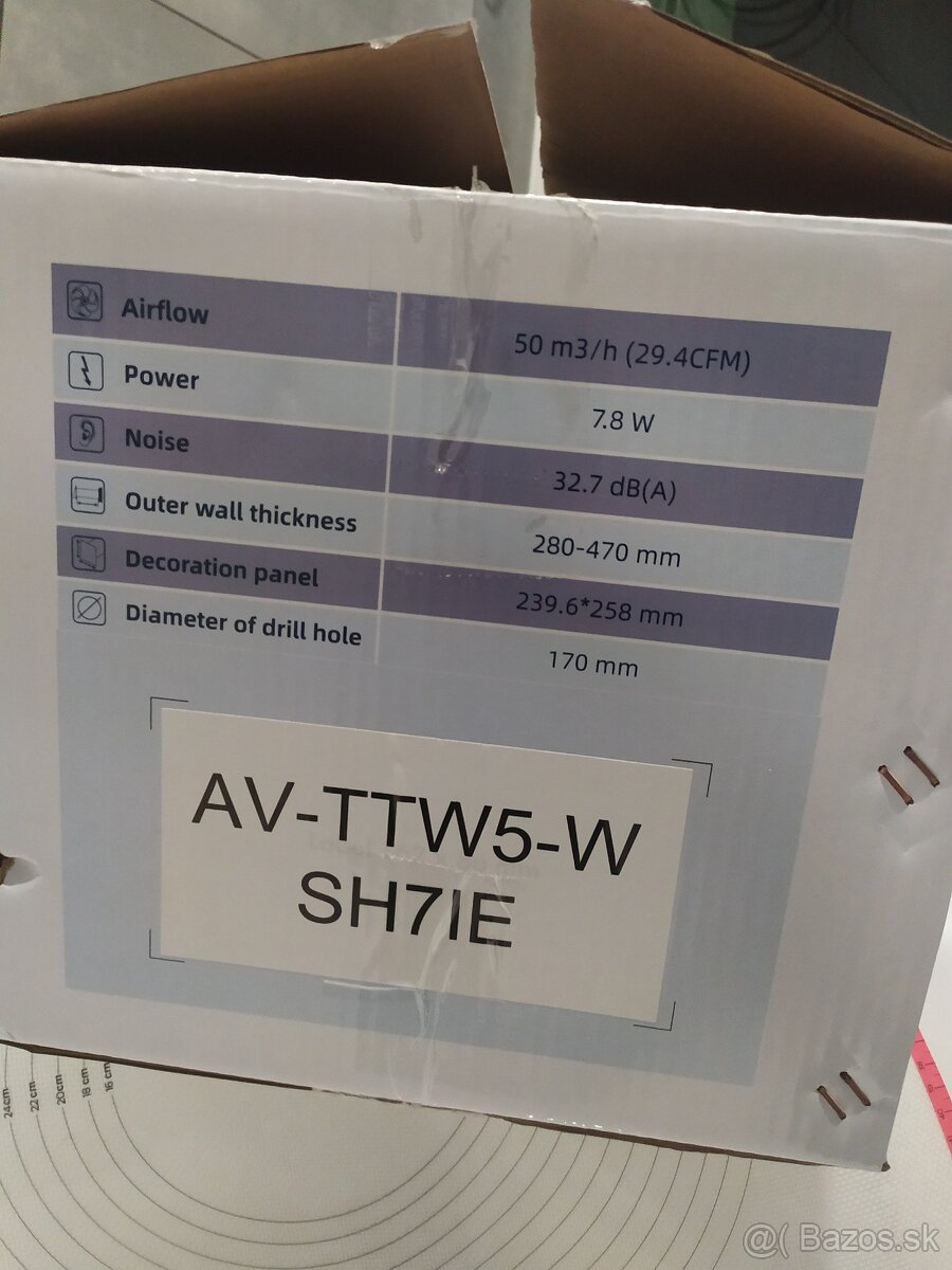 Rekupercia 160mm AIRWOODS nová nepouzita - 2