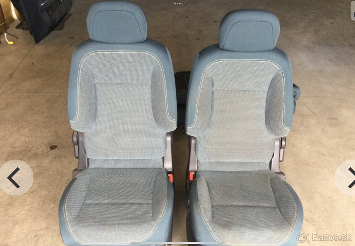 Citroen Berlingo - 3x sada sedadel. Model 2012 - 2