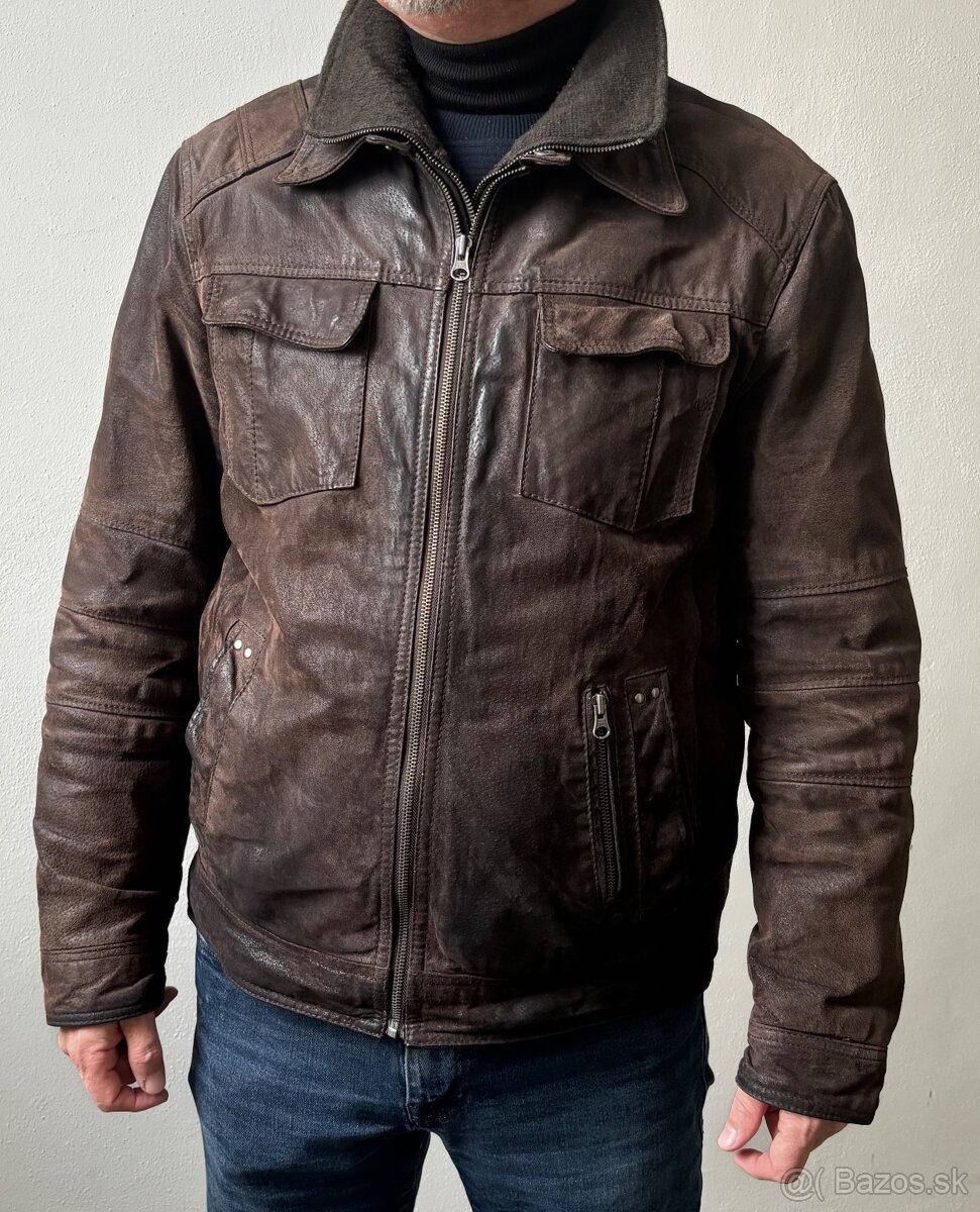 Pánska kožená bunda - 2