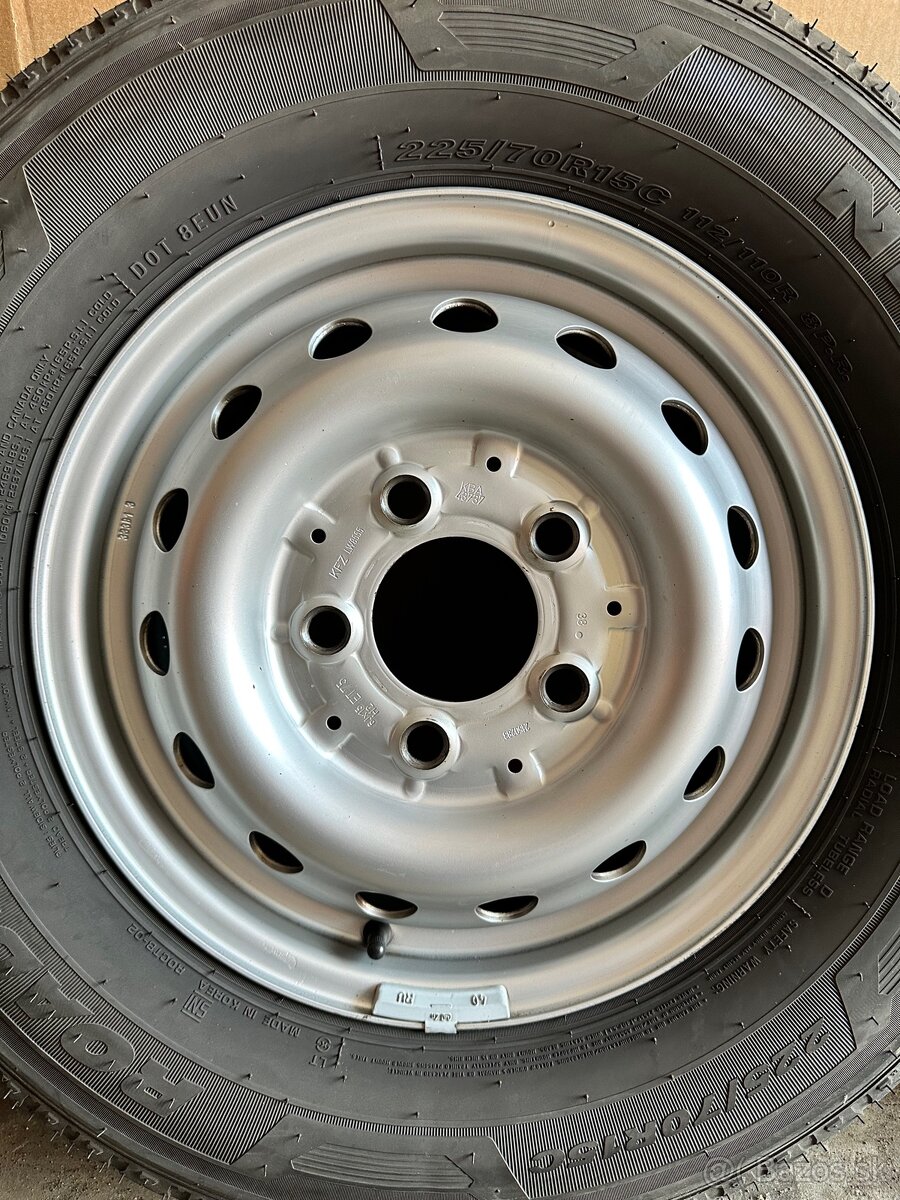 Mercedes Sprinter, VW LT Transporter plechove disky - 2