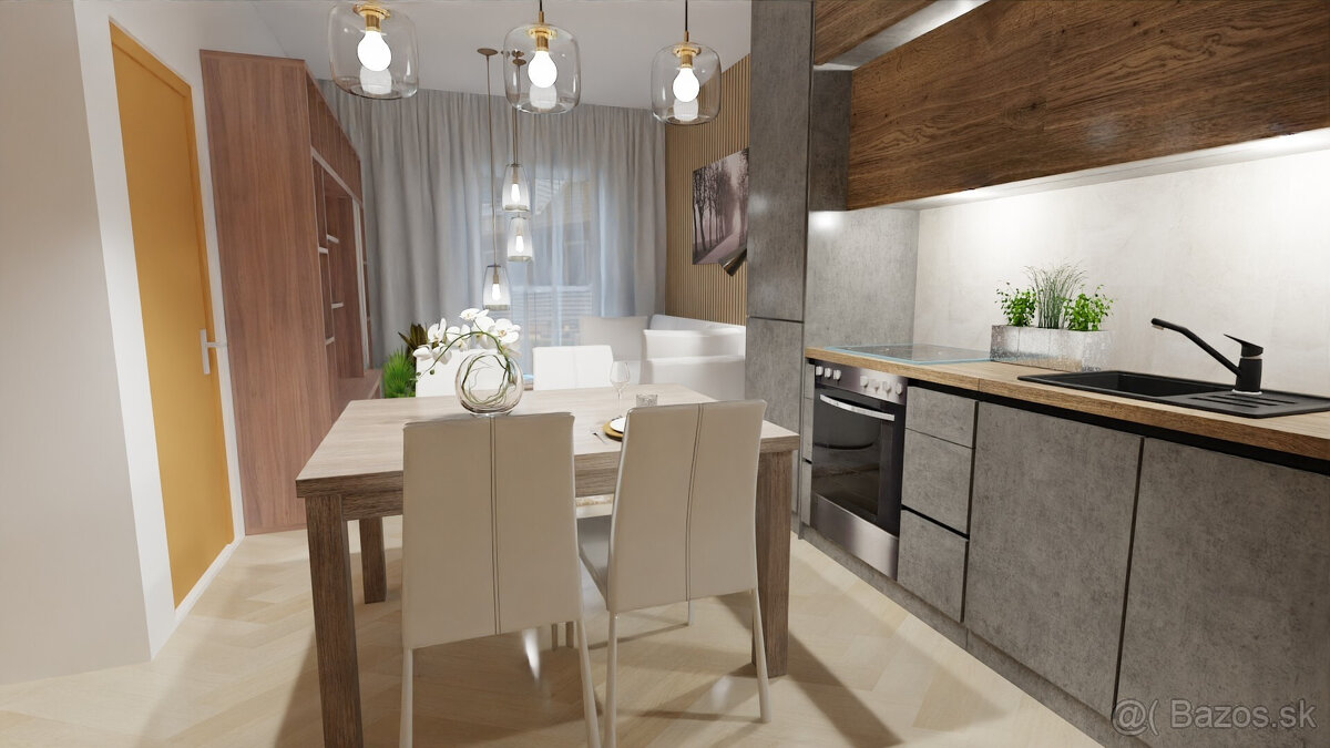 Na predaj investičný 3-izbový apartmán (nebytový priestor) v - 2