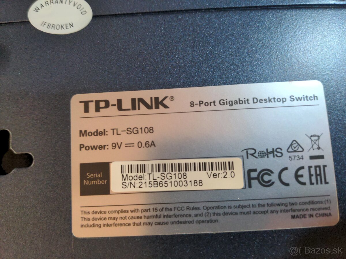 Gigabit 8x switch TP Link TL-SG108 - 2