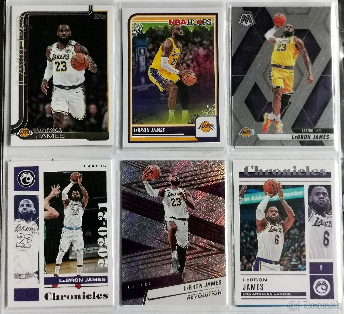 NBA karty - LeBron James (15 kariet) - 2