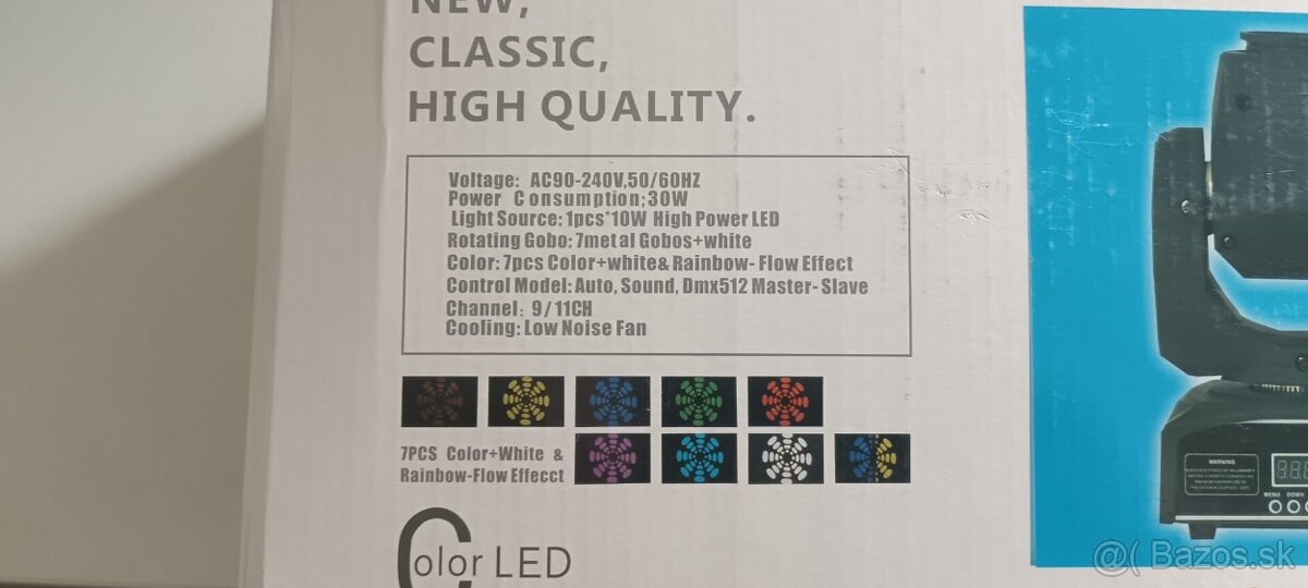 Otočné hlavice s výkonom 30W - 2