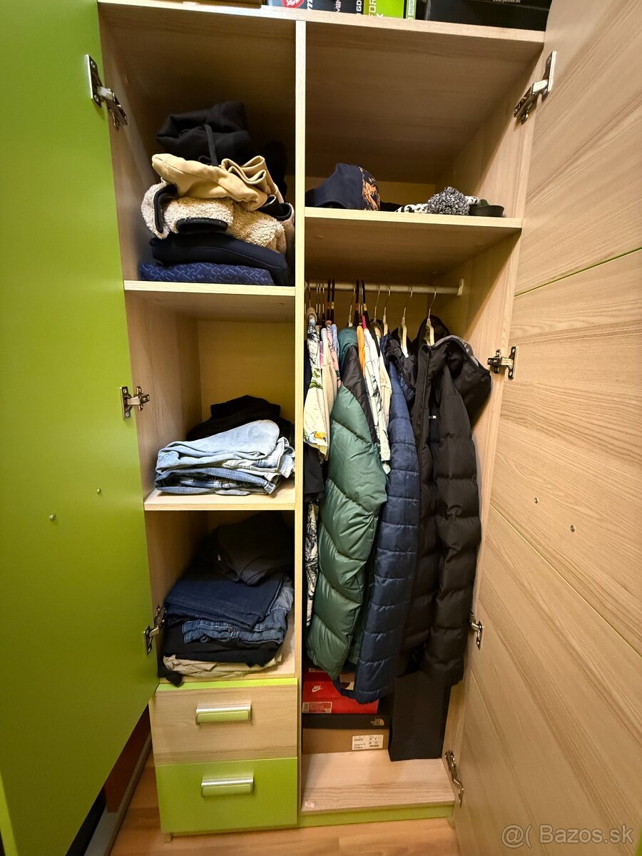 Šatníková detská skriňa - 2