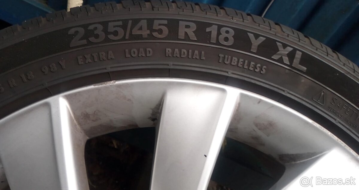 Elektróny 5x112 r18 + letné pneu - 2