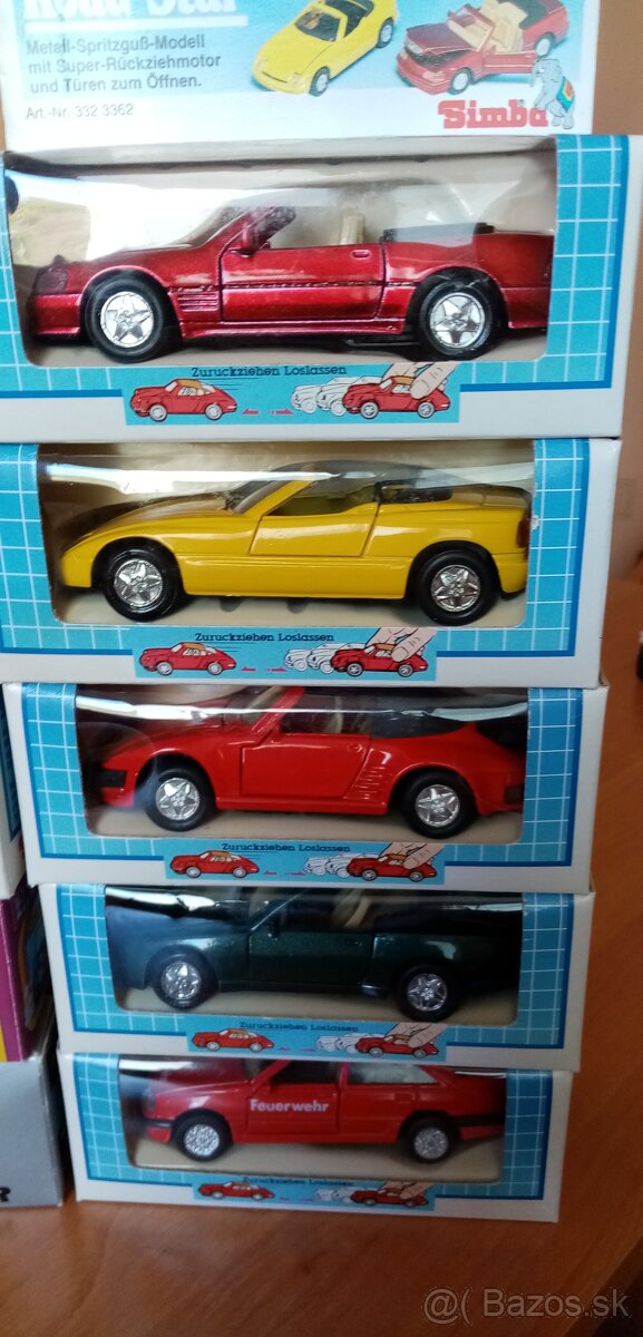 Modely autíčiek SIMBA - 2