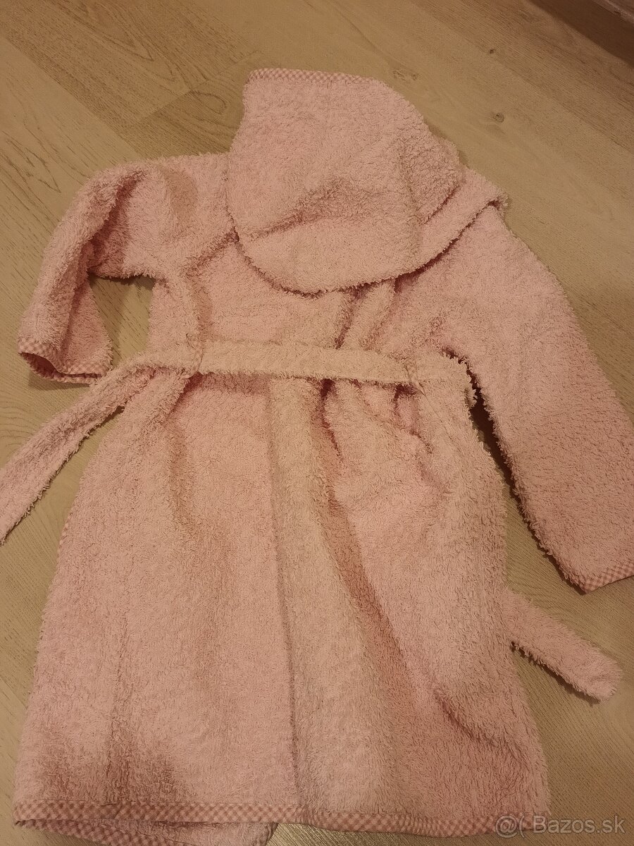 Županček ružový frote - 2