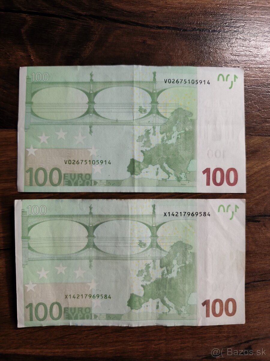 100 eurové bankovky - 2