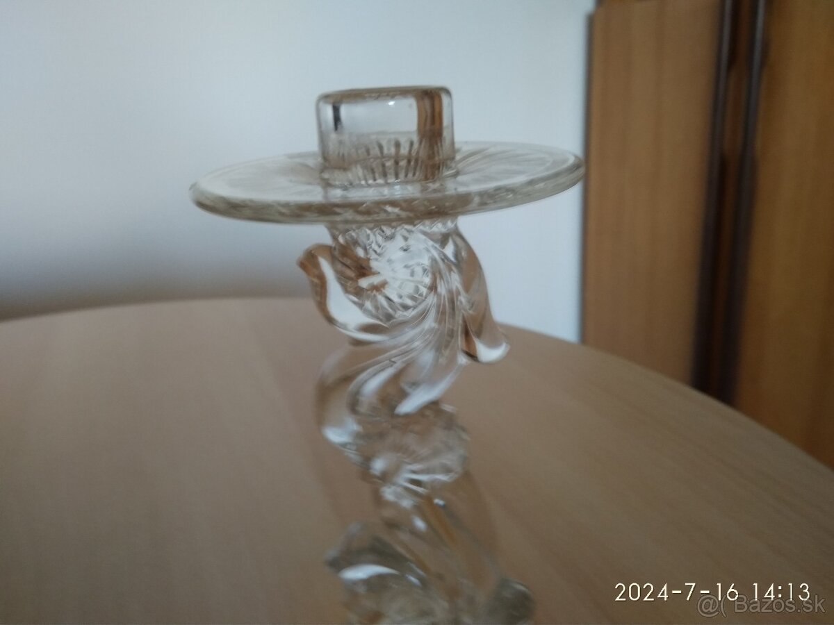 Art deco svícen, 40. léta 20. stol. Libochovice vzor 1396 - 2