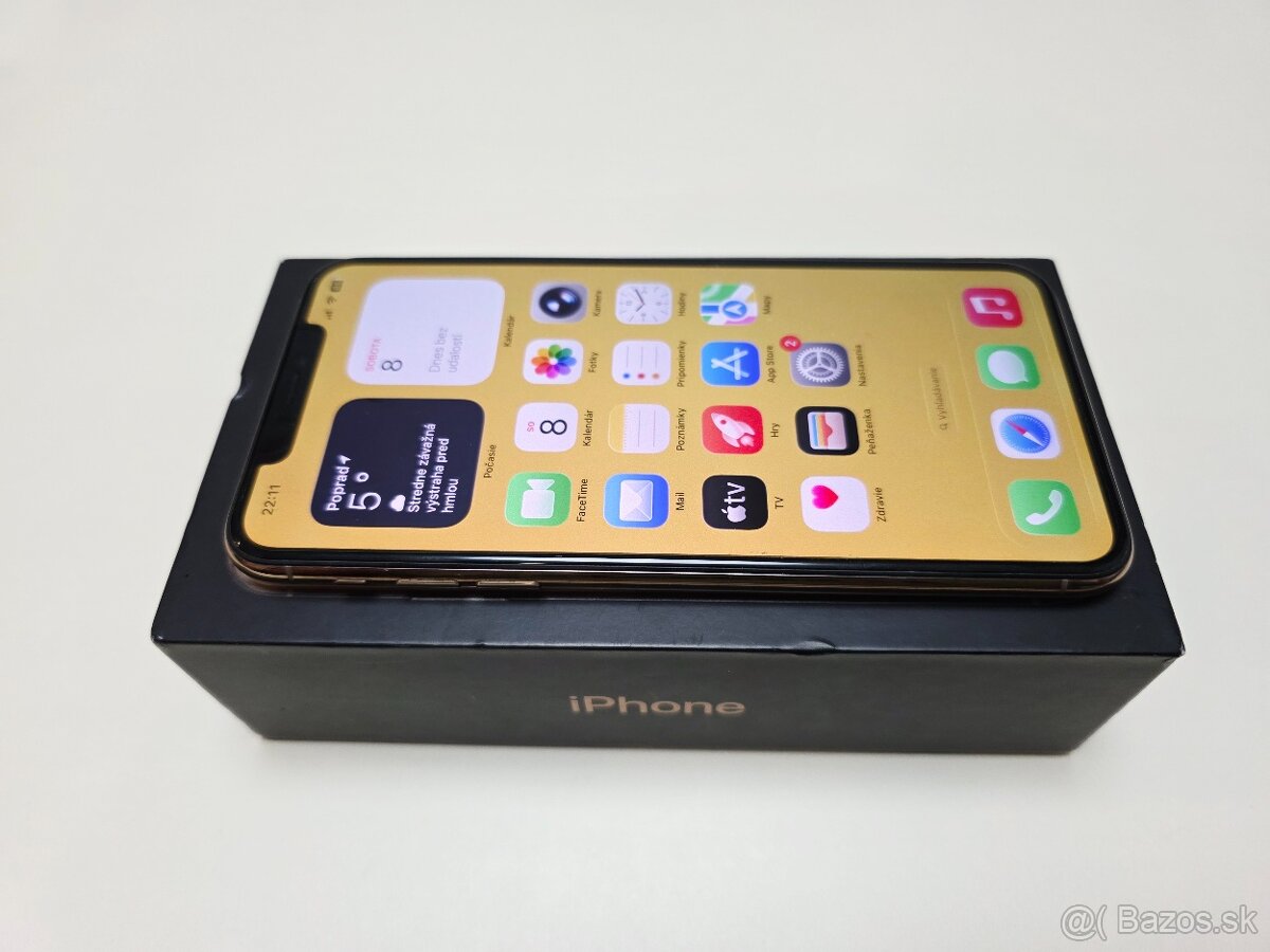 APPLE IPHONE 11 PRO MAX GOLD 64GB,ZDRAVIE BATERKY 100% - 2