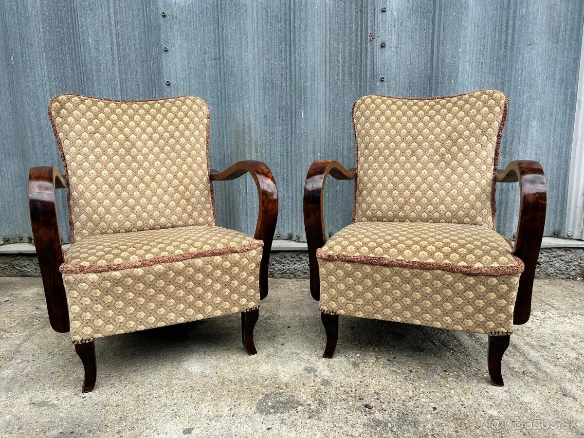 Art Deco kreslá - F143 - 2