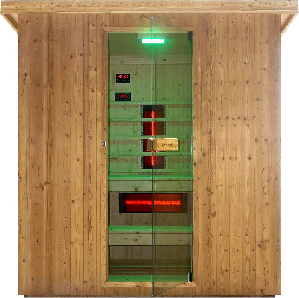 Sanotechnik - Vonkajšia kombinovaná sauna (Fínska / infra ) - 2