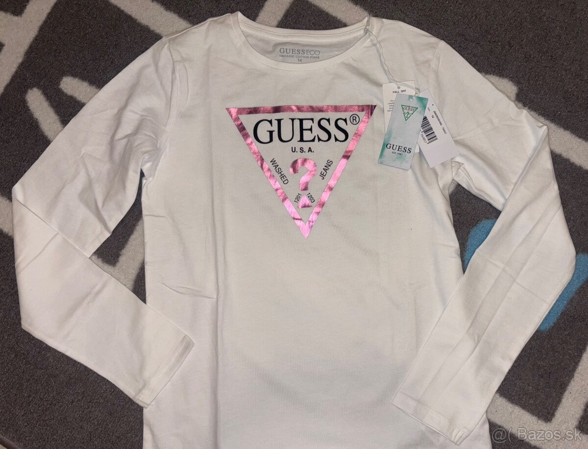 Tričko Guess dlhý rukáv v.164 s visačkou - 2