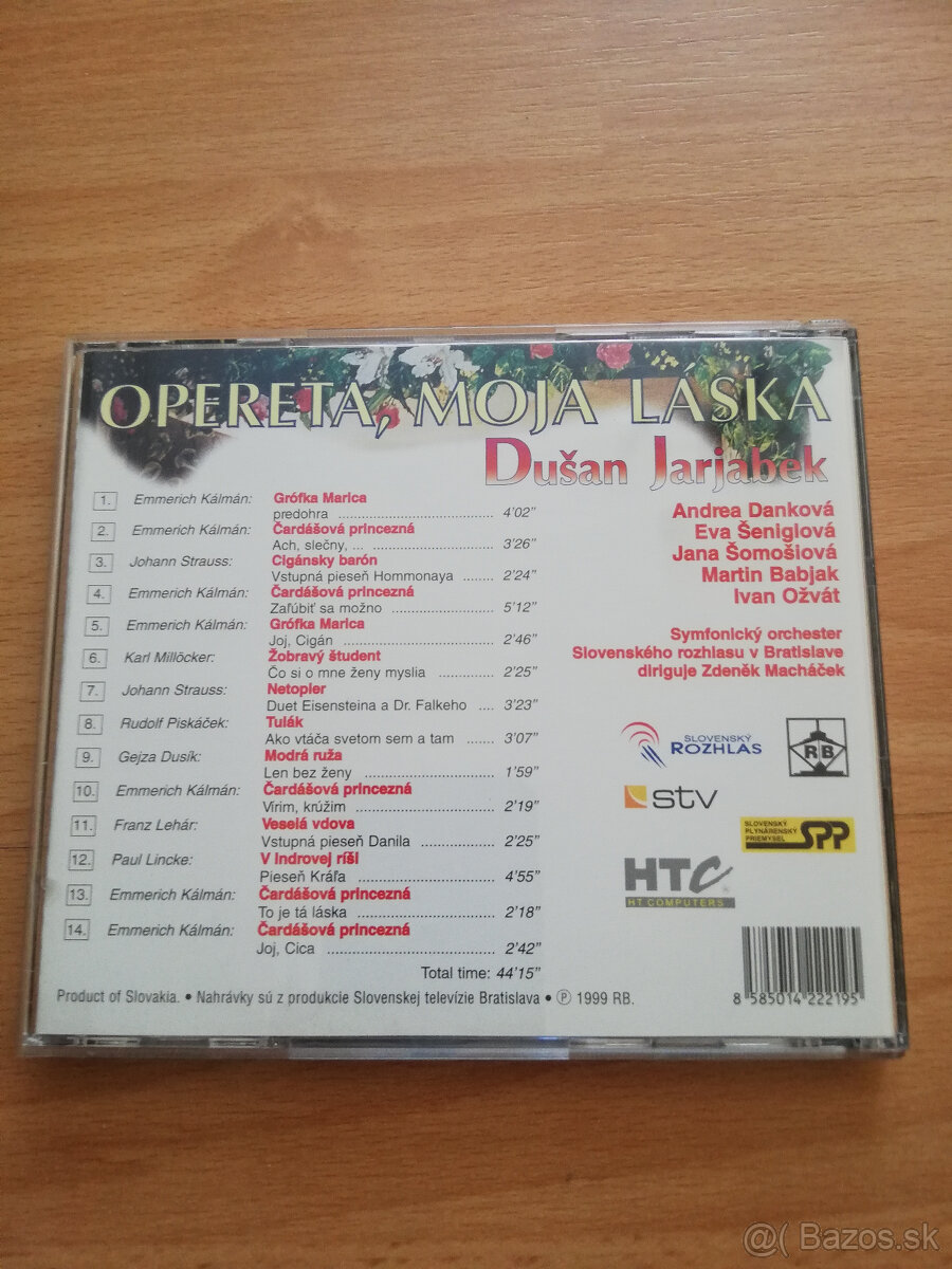 CD Dušan Jarjabek - Opereta moja láska - 2