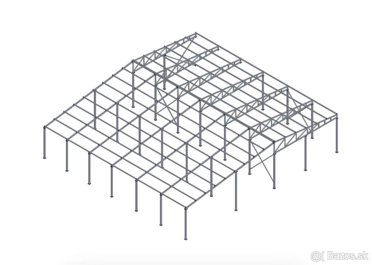Konštrukcia haly - 2