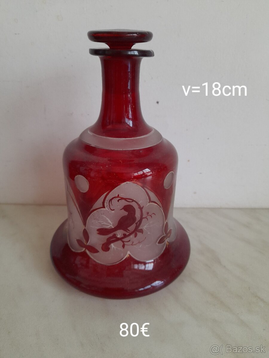 Sklenené karafy flaše - 2