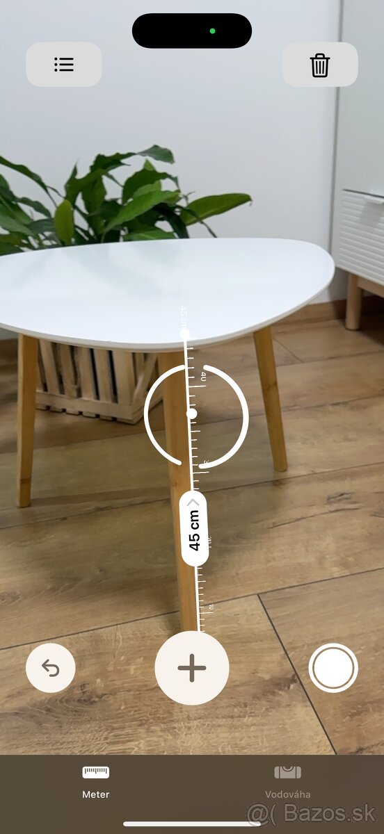 Biely konferenčný stolik - 2