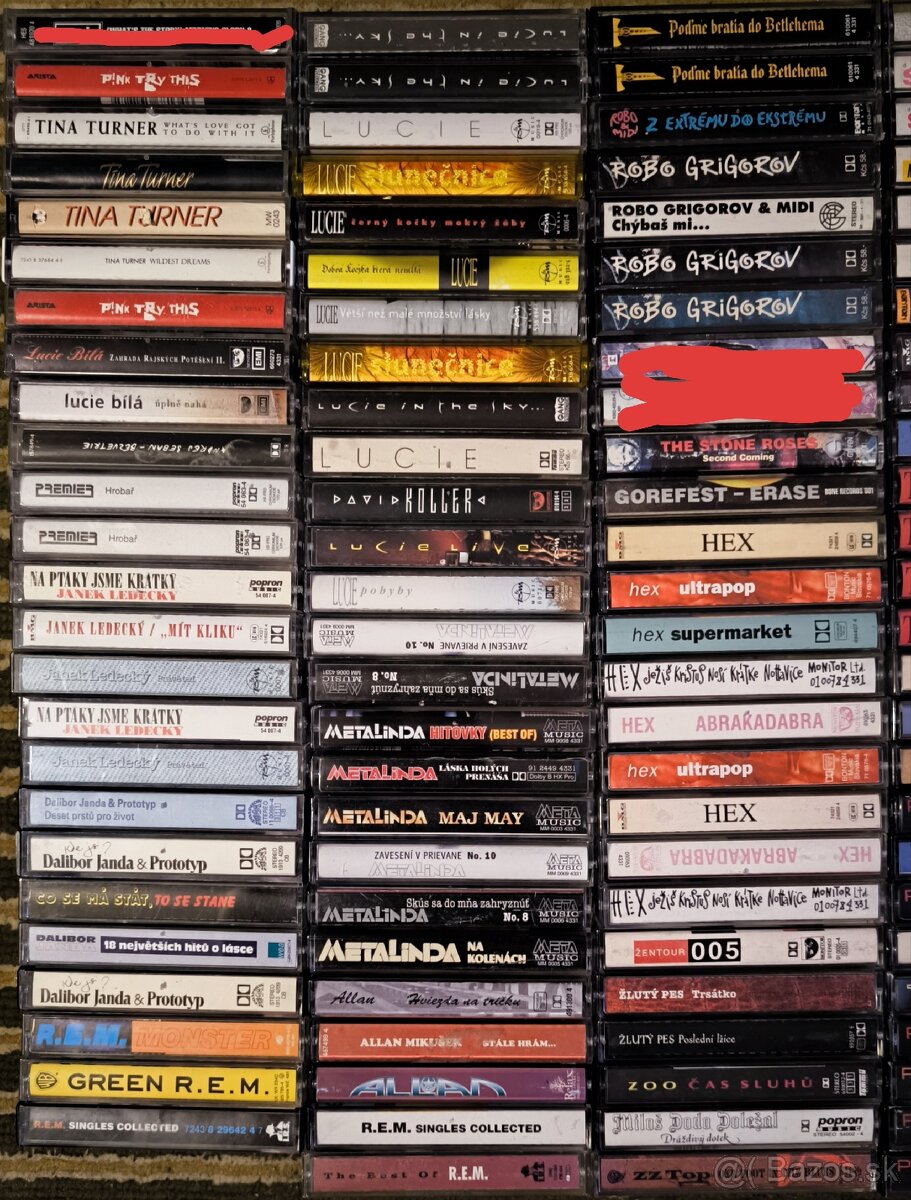 MC kazety originalky Sk,CZ, - 2